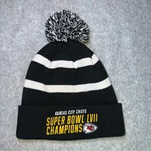 Kansas City Chiefs NFL Unisex Super Bowl LVII Champions Toboggan Warm Knit Hat!!